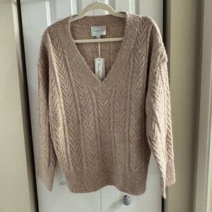 Jason Wu V-Neck Sweater - Beige